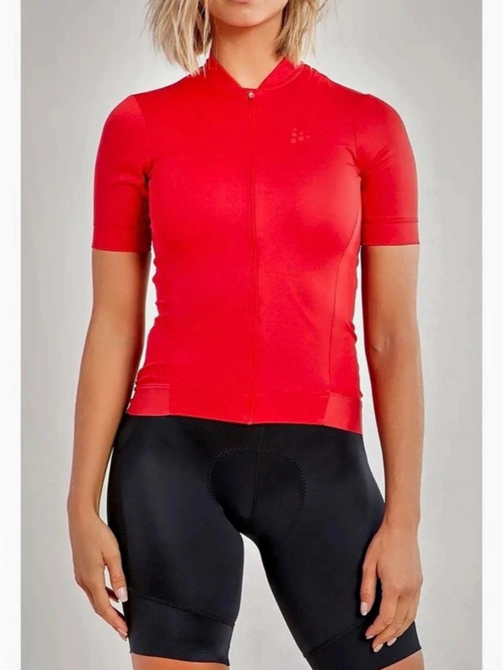 Craft Core Essence Jersey Tight Fit W Red Cycling Jersey Size Large